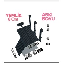 Salıncak Kaplumbağa Rampası Yükseklik Ayarlı Merdivenli/yemlikli 26 cm (Koyu Renk)