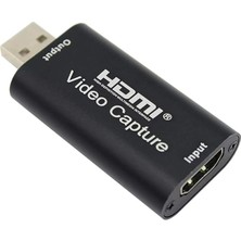 FourForce Ses Video Yakalama Kartı 1080P 30FPS HDMI USB Yakalama Kartları Dslr Video Kamera Oyun - Canlı Akış - Video Konferans - Öğretim Için Aksiyon Kamerası ile Kayıt