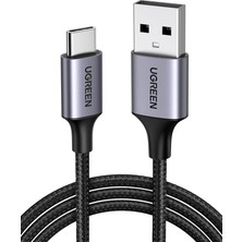 FourForce 2.0 A Usb-A & Usb-C Örgülü Şarj ve Data Kablosu, 25 Santimetre, Siyah, 60124