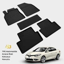 Yms Art Renault Fluence 4d Havuzlu Araca Özel Paspas 2009 2010 2011 2012 2013 2014 2015 2016 2017