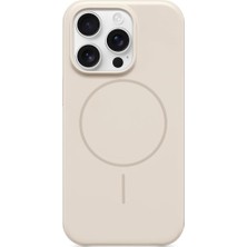 Leaf Shop iPhone 16 Pro Kılıf - Magsafe, Çizilmeye Dayanıklı Koruyucu Kılıf, Ince Form, Mikrofiber Kaplama - Nehir Mavisi