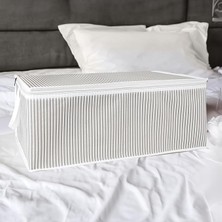 FourForce Kapısı Baza Altı Düzenleyici Kumaş Hurç Büyük Boy Organizer (65 x 45 x 22) (1 Adet Gri Büyük Boy)