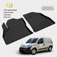 Yms Art Fiat Fiorino Panelvan Ön 2 Parça 2008 Sonrası  4d Havuzlu Paspas - Araca Özel Paspas