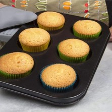 6’lı Muffin Kek Kalıbı – Dayanıklı, Çok Amaçlı Fırın Kalıbı