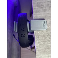 FourForce Asılabilir Kulaklık Standı – Sağlam V5 Modeli, Kaydırmaz Keçeli, Ergonomik Stand, Steel Gray Edition (Montaj Videosunu Izlemeden Kullanmayın - Ürün Kolay Kırılmaz Karalama Yapmayın)