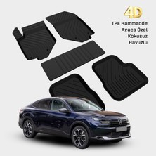 Yms Art Citroen C4 x 2022 Sonrası ile Uyumlu Havuzlu 4d Paspas- Hybrid C4 ile Uyumsuzdur