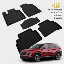 Yms Art Hyundai Tucson 2021 ve Sonrası Uyumlu 4d Premium Havuzlu Paspas