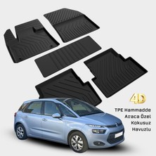 Yms Art Citroen C4 Picasso 2 4d Paspas 2013 2018 Arası Araca Özel Havuzlu Paspas