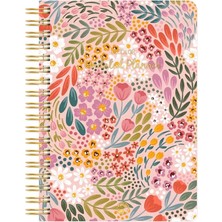 Sprout Store Color Süresiz Planlayıcı Spiralli Ajanda Defter Botanical 17X24 cm