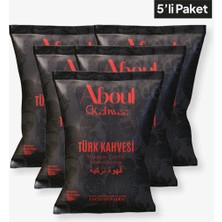 Aboul Qahwaa Klasik Türk Kahvesi 100 gr - 5'li Avantaj Paketi