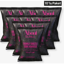 Aboul Qahwaa Damla Sakızlı Türk Kahvesi 100 gr - 10'lu Avantaj Paketi