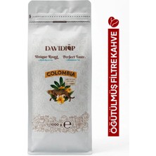 DAVIDIOP Colombia Supremo Yöresel Kahve (Öğütülmüş Filtre Kahve) 1000 gr