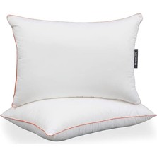 FourForce Thermolite Easy Care Serisi Yastık 50X70 CM,%100 Mikrofiber Kumaş, Elyaf Dolgulu, Nefes Alabilir, Yan ve Sırt Üstü Yatış Destekli, Beyaz 700 G.