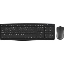 FourForce IWS-538T Wireless Slim Dizayn Soft Touch Q Klavye & Mouse Set,yumuşak Yüzeyli Ergonomik Dizayn,slim Tuş Tasarımı,çalışma Mesafesi 10M,104 Tuş, USB Alıcı