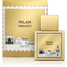 Femascu Milan Unisex Parfüm EDP 100 ml - Meyveli Odunsu Kalıcı Niş Koku - 6535