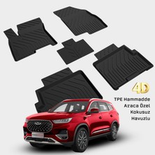 Yms Art Chery Tiggo 8 Pro Paspas 2023 Sonrası 4d Havuzlu Paspas- Araca Özel Havuzlu Paspas
