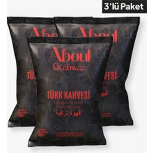 Aboul Qahwaa Klasik Türk Kahvesi 100 gr - 3'lü Avantaj Paketi