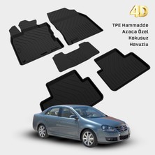 Yms Art Volkswagen Jetta 5 Paspas 2005 2010 Araca Özel 4d Havuzlu Paspas