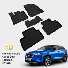 Yms Art Nissan Qashqai (E-Power) Araca Özel 4d Havuzlu Oto Paspas 2021 2022 2023 2024 2025 2026