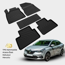 Yms Art Renault Taliant Uyumlu Paspas 2021 Sonrası 4d Havuzlu Paspas