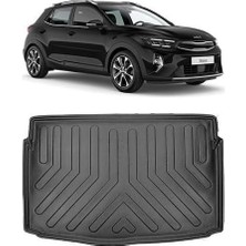 FourForce Kia Stonic Yeni Logolu 2021 Sonrası ile Uyumlu 3D Bagaj Havuzu