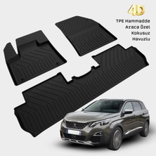 Yms Art Peugeot 5008 Gt-Line Havuzlu 4d Araca Özel Paspas 2017 2018 2019 2020 2021 2022 2023 2024