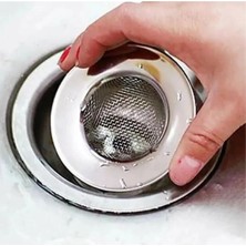 Kittiwake Home Life Paslanmaz Çelik Lavabo Süzgeci 7,5 cm – Mutfak Banyo Evye Gider Süzgeci