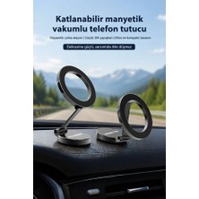 Mus10 Telefon Tutucu Manyetik Katlanabilir Araç Içi Oto Aksesuarları JX037 Siyah