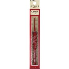 Leaf Shop Etimo Red Yumuşak Saplı Yün Tığ No 1,80 mm