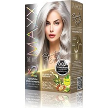 Leaf Shop Deluxe Beauty Expert Haır Color (Keretin)'li 1 Kutu (2 x 50 Ml) (Titanyum Gri 0.02)