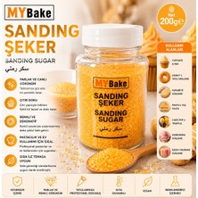 My Bake Mybake Turuncu Sanding Şeker | Dekoratif Pasta, Cupcake, Kurabiye, Donut ve Tatlı Süsleme Şekeri