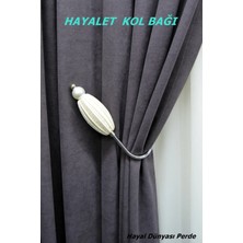 Hayal Dünyası Kornişe Takılan Hayalet Sistem Özel Tasarım Ip Sargı Perde Kol Bağı