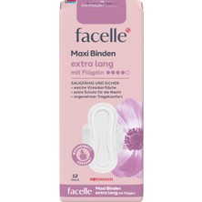 Facelle Maxi Ped Kanatlı Ekstra Uzun 12'li