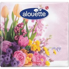 Alouette Bahar Kokteyl Peçete 26 Çiçek Buketi 20'li