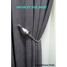 Hayal Dünyası Kornişe Takılan Hayalet Sistem Özel Tasarım Ahşap Perde Kol Bağı