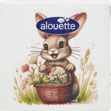 Alouette Bahar Kokteyl Peçete 26 Tavşan 20'li