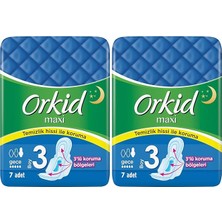 Leaf Shop Maxi Hijyenik Ped Gece Tekli Paket 7 Ped 2li Paket