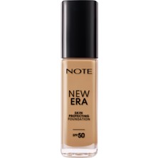 Leaf Shop Cosmetics New Era Skin Protecting 180 Dark Honey Nemlendirici Etkili Spf 50 Hyaluronik Asitli Fondöten