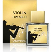 Femascu Violin Unisex Parfüm EDP 100 ML – Oryantal ve Odunsu Kalıcı Koku - 6516