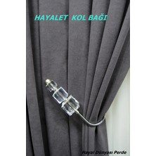 Hayal Dünyası Kornişe Takılan Hayalet Sistem Özel Tasarım Perde Kol Bağı