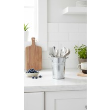 Empressco Şık Greyfurtart Metal Kalemlik ve Çiçeklik Organizer, Mutfağa ve Banyo Için