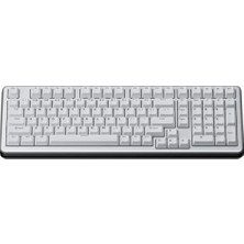 Coverzone Ajazz AC100 Sea Salt Switch Kablolu Profesyonel Mekanik Oyuncu Klavyesi Işıksız Model, 102 Tuş, Tam Anti-Ghosting, Gasket Yapı, Cnc Alüminyum Gövde, USB Type-C, Windows ve Mac Uyumlu Ent