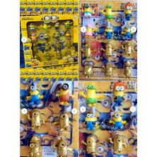 Oyuncak Sahili Bob Kevin Stuart 16 Adet Minyon Despicable Me Minion Oyuncak Set Gitarlı Vampir Kral
