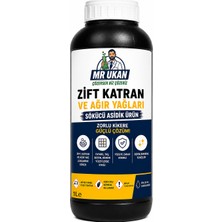 Mr Ukan Zift Katran ve Ağır Yağ Sökücü Asidik Temizleyici 1 Litre Fayans Beton Klinker Temizleyici