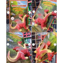 Oyuncak Sahili Ejderha Uzayan Esnek Hayvan Dragon 70CM Uzayabilir Iki Başlı Dinazor Esner Uzar Kopmaz