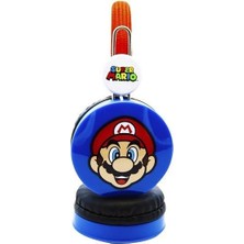 Otl Super Mario, Kablolu Kulak Üstü Kulaklık   Mavi