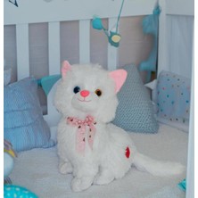 Empressco Peluş Sesli Beyaz Miyavlayan Van Kedisi 33 cm Kedi - Fiyatı, Yorumları