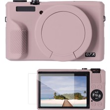 K&f Concept Canon G7X Mark Iıı Uyumlu Silikon Kılıf + Ekran Koruyucu /mor Nm Fotoğrafçılık