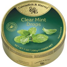 Cavendish & Harvey Clear Mint Drops 200 gr *3'lü