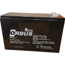 Orbus Eco / 12V 7 Ah Kuru Akü (Ups Için Kullanılmaz)